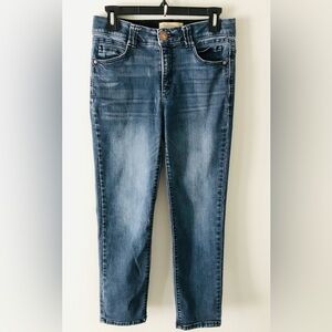 Democracy Ankle Crop Slim Straight Jeans